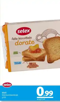 A&O selex fette biscottate dorate offerta
