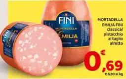 Conad Superstore Mortadella Emilia Fini offerta