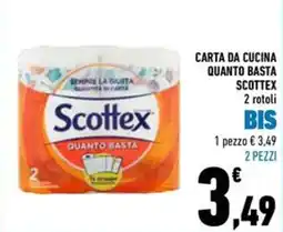 Conad Superstore Carta da cucina Scottex offerta