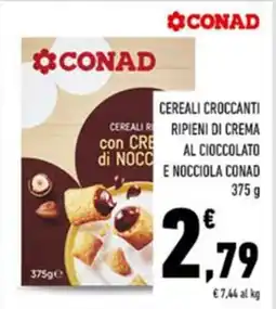 Conad Superstore CEREALI CROCCANTI con CREMA di NOCCIOLE CONAD offerta