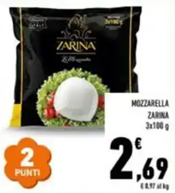 Conad Superstore Mozzarella Zarina offerta