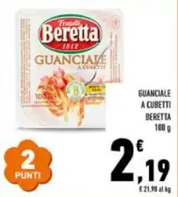 Conad Superstore Guanciale a cubetti Beretta offerta