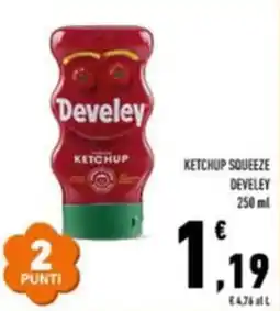 Conad Superstore Ketchup Squeeze Develey offerta