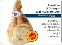 Conad Superstore Prosciutto di Carpegna Sapor&iDintorni DOP offerta