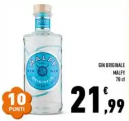 Conad Superstore GIN ORIGINALE MALFY offerta