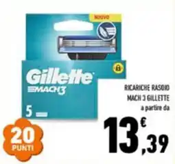 Conad Superstore Gillette MACH3 offerta