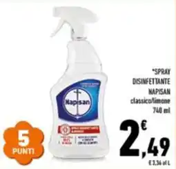 Conad Superstore Spray disinfettante Napisan classico offerta