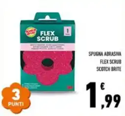 Conad Superstore SPUGNA ABRASIVA FLEX SCRUB SCOTCH BRITE offerta