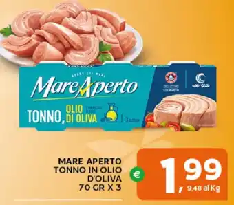 Extra Supermercati Mare Aperto Tonno in Olio d'Oliva offerta