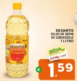Extra Supermercati DESANTIS olio di semi di Girasole offerta
