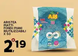 Extra Supermercati ARISTEA PIATTI FONDI/PIANI RIUTILIZZABILI offerta