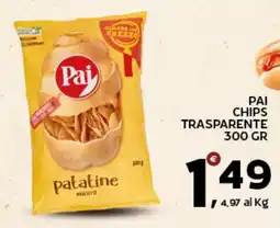 Extra Supermercati Pai patatine trasparente offerta