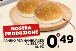 Extra Supermercati Panino per hamburger al sesamo offerta