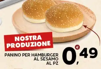 Extra Supermercati Panino per hamburger al sesamo offerta