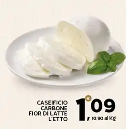 Extra Supermercati CASEIFICIO CARBONE FIOR DI LATTE L'ETTO offerta