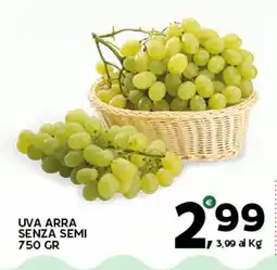 Extra Supermercati UVA ARRA SENZA SEMI offerta