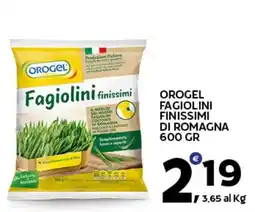 Extra Supermercati OROGEL FAGIOLINI FINISSIMI offerta