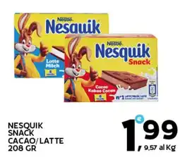 Extra Supermercati Nesquik Snack Cacao offerta