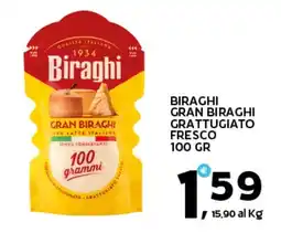 Extra Supermercati Biraghi Gran Biraghi Grattugiato Fresco offerta