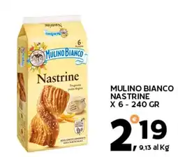 Extra Supermercati Mulino Bianco Nastrine offerta