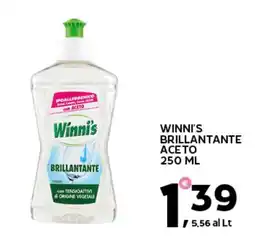 Extra Supermercati Winni's Brillantante Aceto offerta