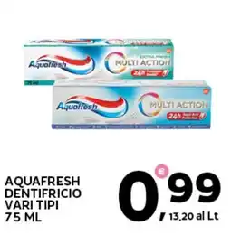 Extra Supermercati AQUAFRESH DENTIFRICIO offerta
