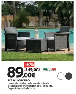 Kreo Brico e Casa Set balcony erica offerta