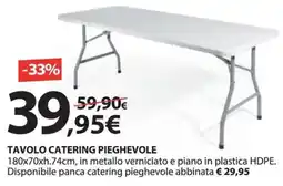 Kreo Brico e Casa Tavolo catering pieghevole offerta
