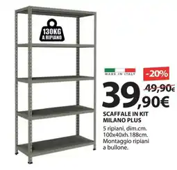 Kreo Brico e Casa Scaffale in kit milano plus offerta