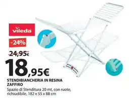 Kreo Brico e Casa Vileda stendibiancheria in resina zaffiro offerta