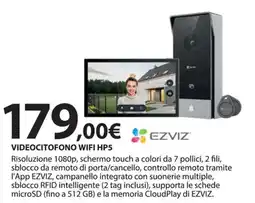 Kreo Brico e Casa Ezviz videocitofono wifi hp5 offerta