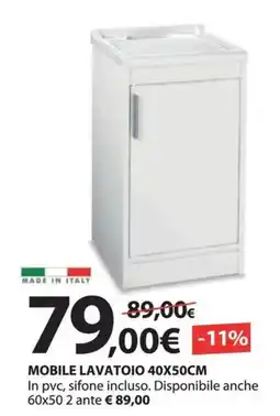 Kreo Brico e Casa Mobile lavatoio offerta
