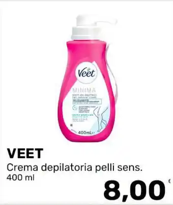 VEET Crema depilatoria pelli sens.