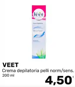 Iper Tosano VEET Crema depilatoria pelli norm/sens. offerta