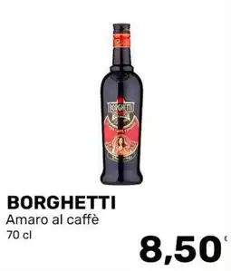 Iper Tosano BORGHETTI Amaro al caffè offerta