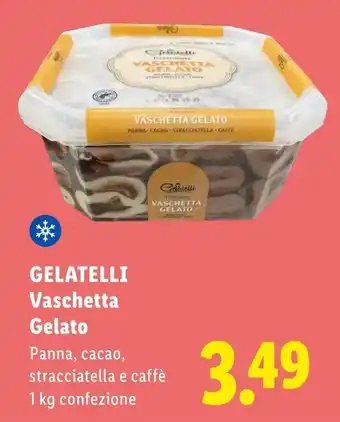 Lidl Gelatelli Vaschetta Gelato offerta