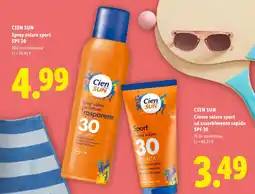 Lidl Cien SUN Spray solare sport offerta