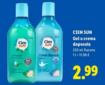 Cien SUN Gel o crema doposole