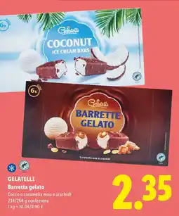 Lidl Gelatelli Barretta gelato offerta