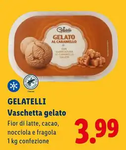 Lidl Gelatelli Gelato al Caramello offerta