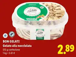 Lidl BON GELATI Gelato alla nocciolata offerta
