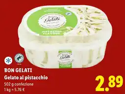 Lidl BON GELATI Gelato al pistacchio offerta
