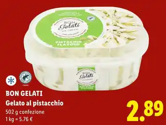 Lidl BON GELATI Gelato al pistacchio offerta