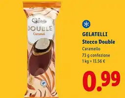 Lidl GELATELLI Stecco Double Caramello offerta