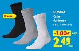 Lidl ESMARA Calze da donna offerta