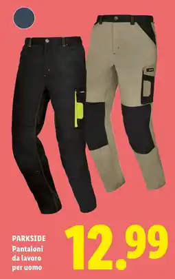 Lidl PARKSIDE Pantaloni da lavoro per uomo offerta