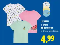 Lidl LUPILU T-shirt da bambina offerta