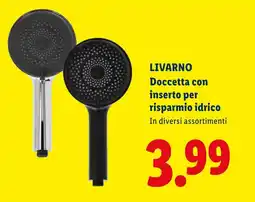 Lidl LIVARNO Doccetta con inserto per risparmio idrico offerta