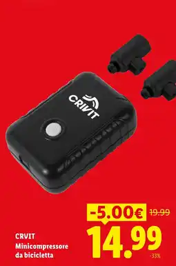 Lidl CRVIT Minicompresse da bicicletta offerta