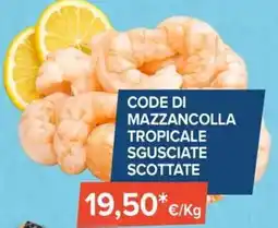Sapore di Mare Code di mazzancolla tropicale sgusciate scottate offerta